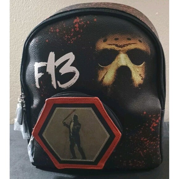 Friday The 13th Lenticular Black Mini Backpack Jason Voorhees New main image 9